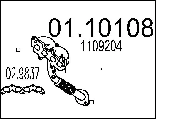 Exhaust Pipe 01.10108