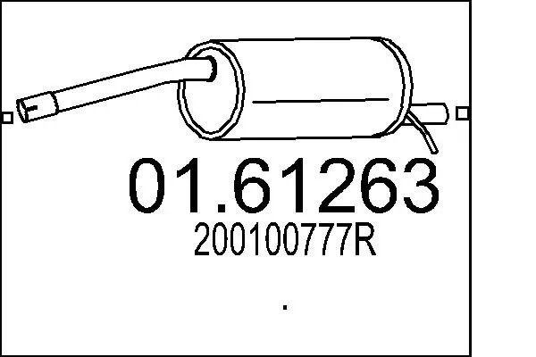 Rear Muffler 01.61263