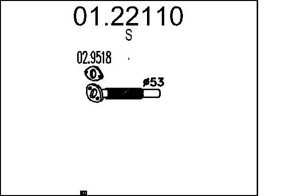 Exhaust Pipe 01.22110