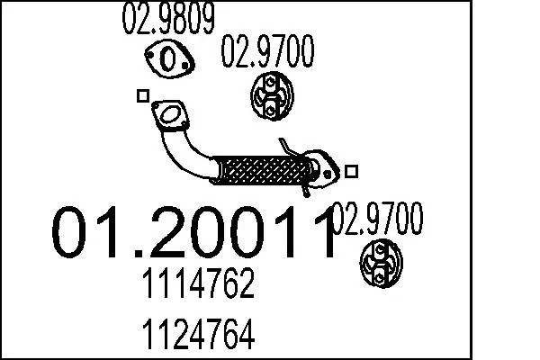 Exhaust Pipe 01.20011