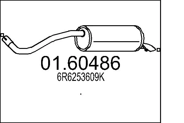 Rear Muffler 01.60486