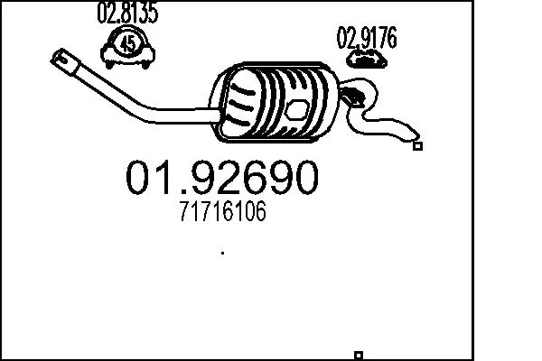 Rear Muffler 01.92690