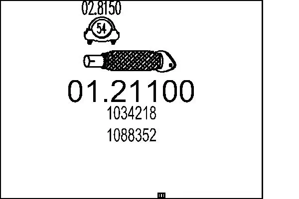 Exhaust Pipe 01.21100