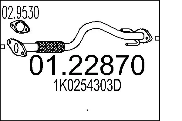 Exhaust Pipe 01.22870