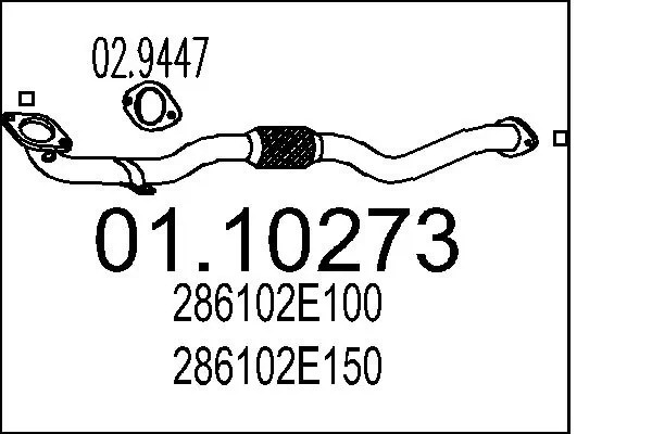 Exhaust Pipe 01.10273