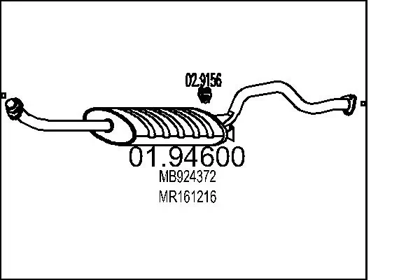 Rear Muffler 01.94600