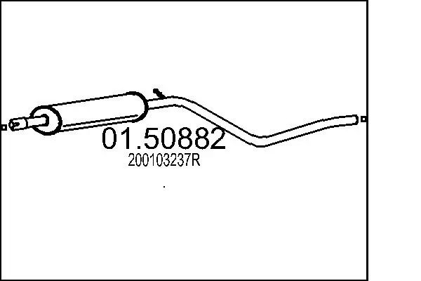 Centre Muffler 01.50882