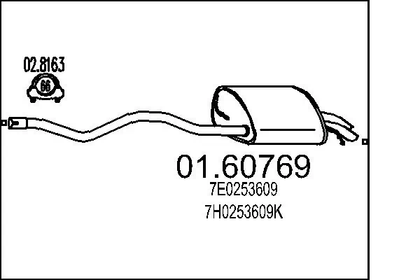 Rear Muffler 01.60769