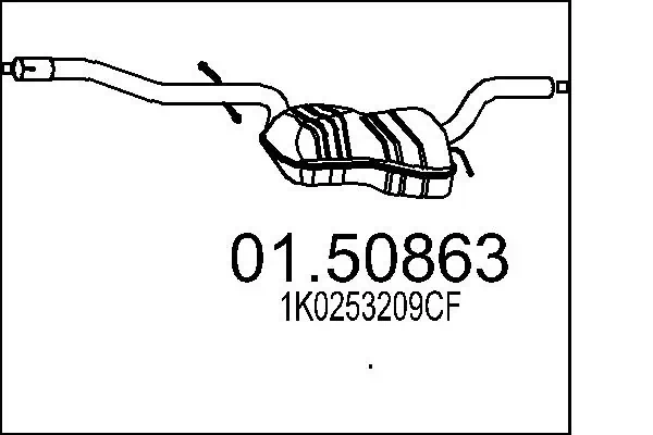 Centre Muffler 01.50863