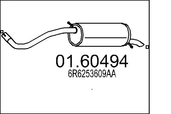 Rear Muffler 01.60494