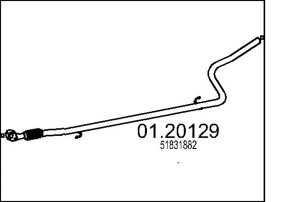 Exhaust Pipe 01.20129