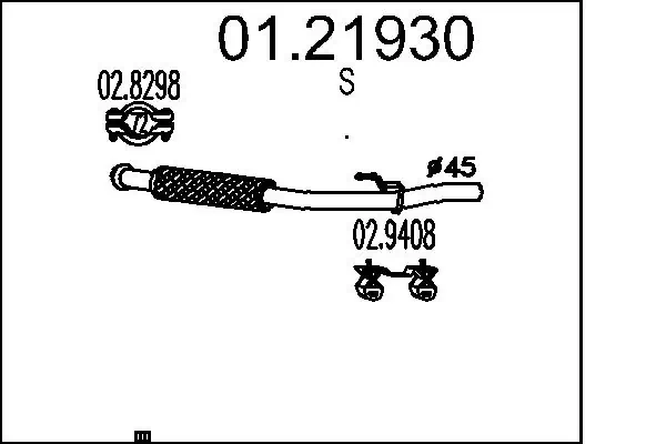 Exhaust Pipe 01.21930