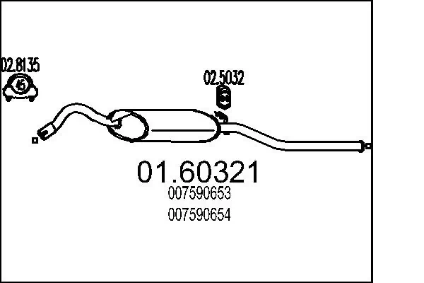 Rear Muffler 01.60321