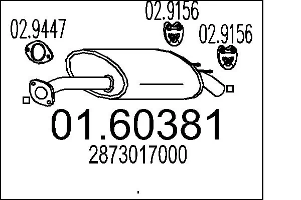 Rear Muffler 01.60381