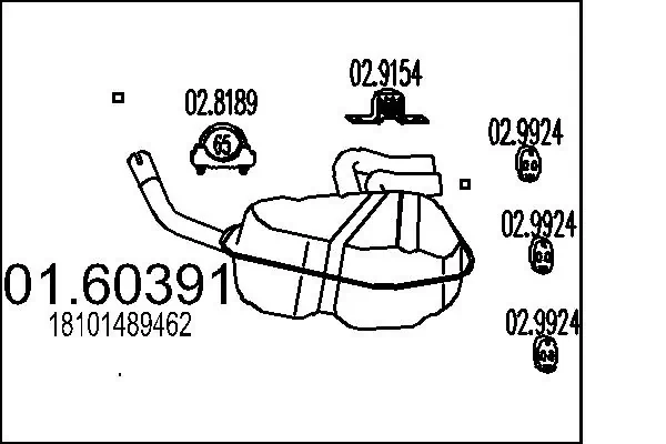 Rear Muffler 01.60391