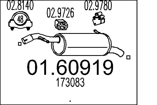 Rear Muffler 01.60919