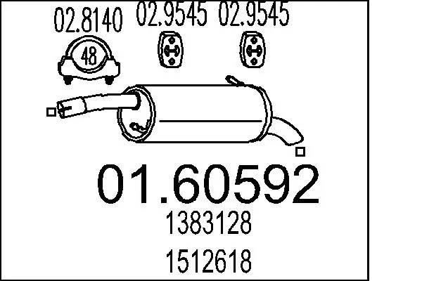 Rear Muffler 01.60592
