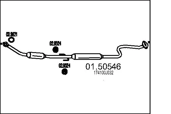 Centre Muffler 01.50546