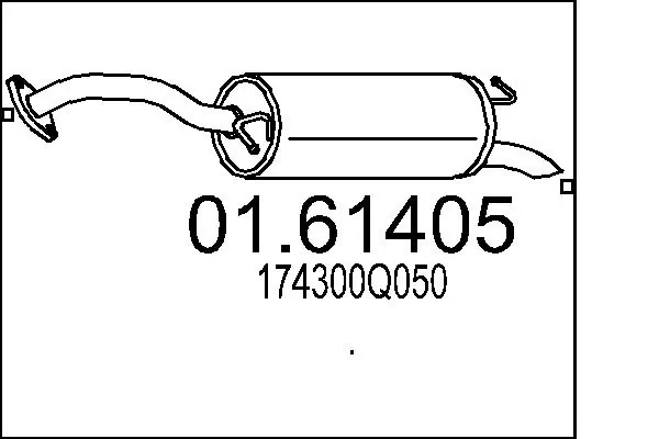 Rear Muffler 01.61405