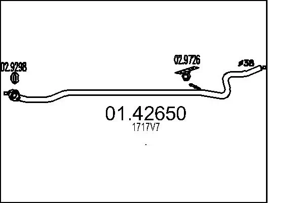 Exhaust Pipe 01.42650