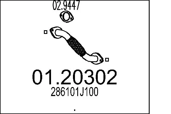 Exhaust Pipe 01.20302