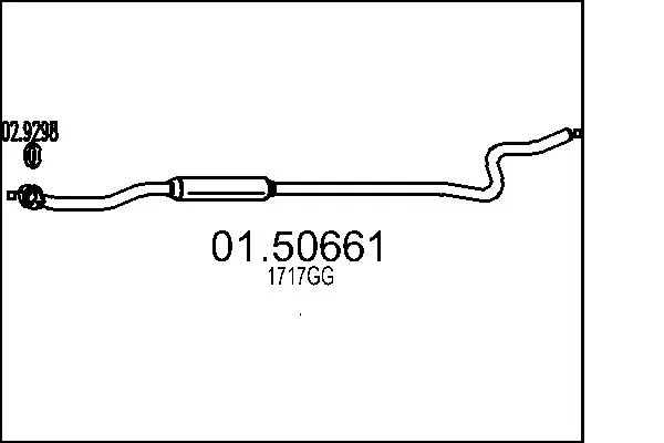 Centre Muffler 01.50661