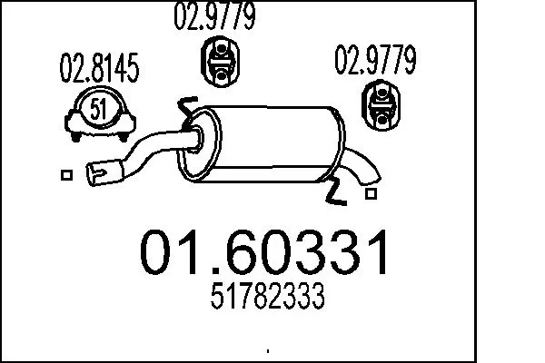 Rear Muffler 01.60331