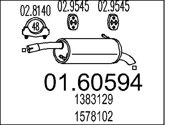 Rear Muffler 01.60594