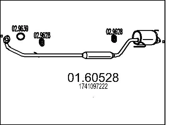 Rear Muffler 01.60528