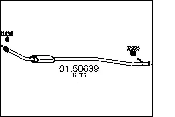 Centre Muffler 01.50639