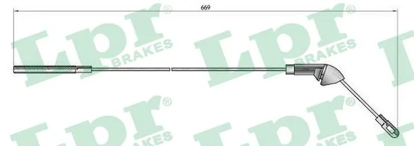 Cable Pull, parking brake C0579B