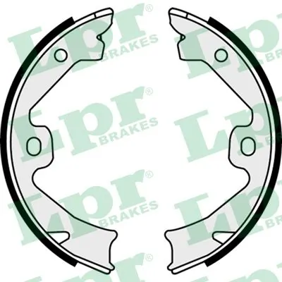 Brake Shoe Set, parking brake 08140