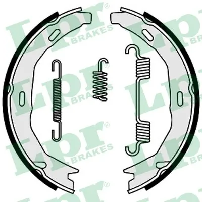 Brake Shoe Set, parking brake 09660