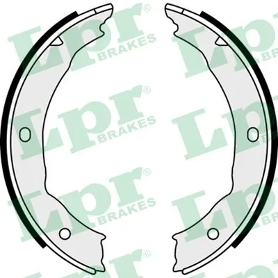 Brake Shoe Set, parking brake 08400