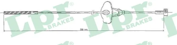 Cable Pull, parking brake C0251B
