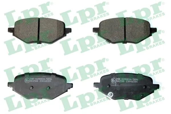 Brake Pad Set, disc brake 05P2351