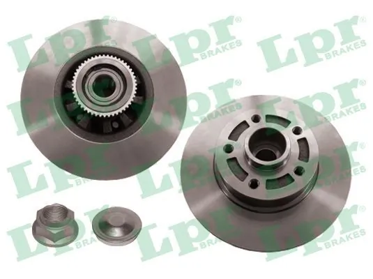 Brake Disc LPR HUB BRAKE DISC LINE - FULL COATED R1072PRCA
