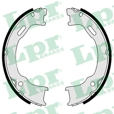 Brake Shoe Set, parking brake 09560