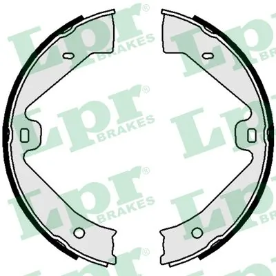Brake Shoe Set, parking brake 01085