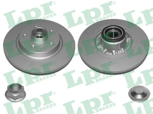 Brake Disc LPR HUB BRAKE DISC LINE - FULL COATED R1033PRCA