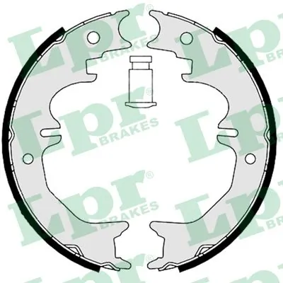 Brake Shoe Set, parking brake 08850