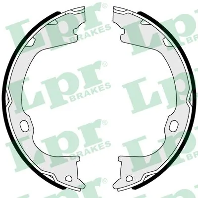 Brake Shoe Set, parking brake 01102