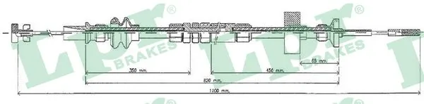 Cable Pull, clutch control C0273C