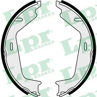 Brake Shoe Set, parking brake 08260