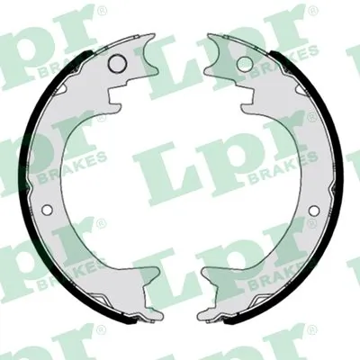 Brake Shoe Set, parking brake 01198