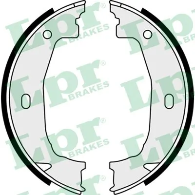 Brake Shoe Set, parking brake 08100