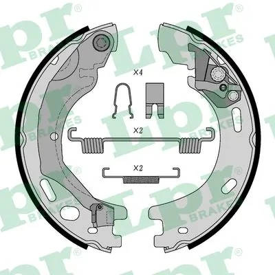 Brake Shoe Set, parking brake 09570