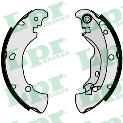 Brake Shoe Set 07160