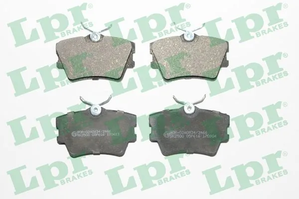 Brake Pad Set, disc brake 05P616
