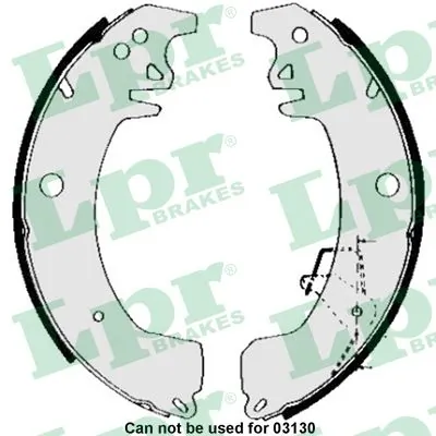 Brake Shoe Set 05090